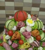 Obložené misy, slané torty