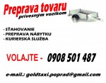 Preprava tovaru prívesným vozíkom